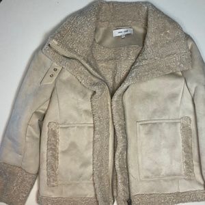 NWOT John + Jenn Faux Shearling Jacket